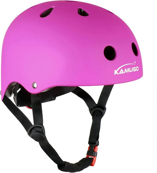 KAMUGO Kids Bike Helmet,Toddler Helmet Adjustable Kids Bicycle Helmet Girls Or Boys Ages 2-8/8-14 Years Old Multi-Sports for Cycling Skateboard Scooter