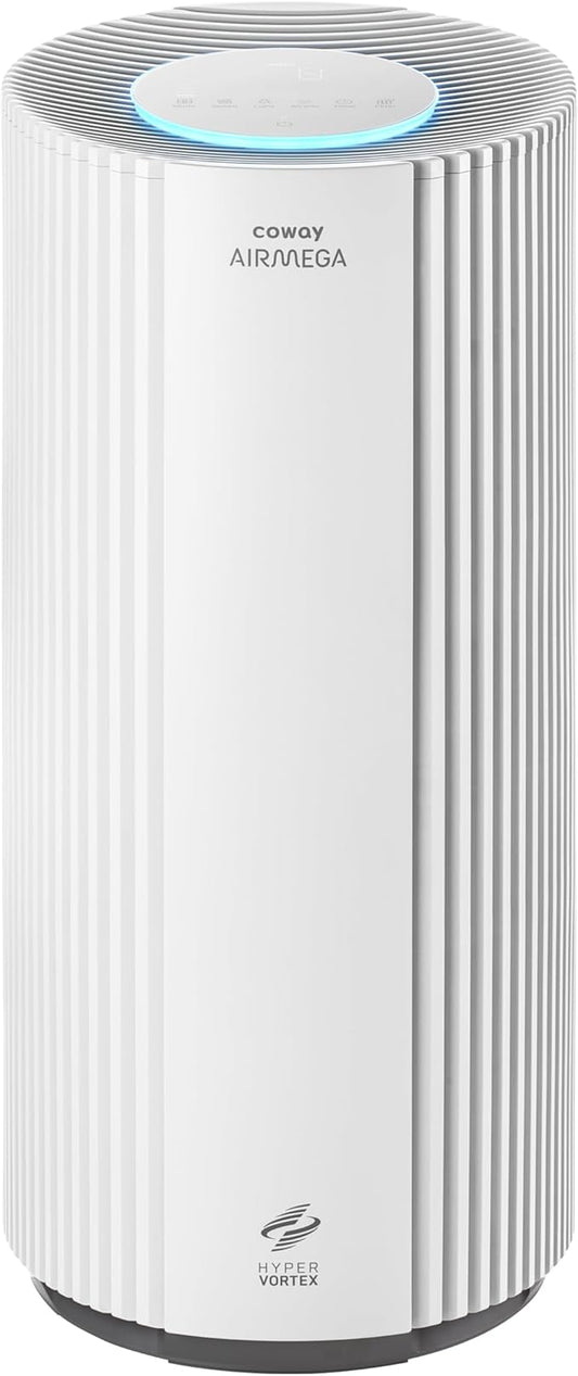 COWAY Air Purifiers for Large Room Whole Home Up to 3,285ft², True HEPA Filter for Smoke, Allergen, Pet Dander, Odor, PM(1, 2.5, 10), AQI, Turbo Eco Mode, Energy Star, 3yr Warranty, Airmega 450 White