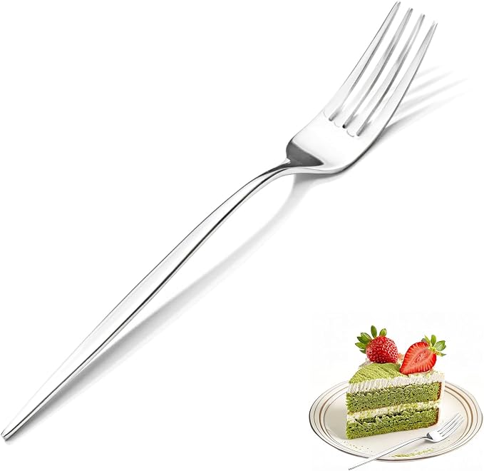 16-Piece Salad Fork Set, 18/10 Stainless Steel Dessert Forks | Mirror Polished by KINGSTONE