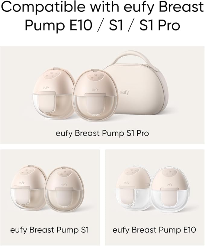 eufy Security Original 15mm Sizing Inserts (2-Pack) for Wearable Breast Pump S1/S1 Pro/E10/E20, Silicone Sizing Inserts, Easy to Install and Use, Comfortable and Precise Fit for Better Suction