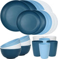 Quatish 24 Piece Plates and Bowls Sets by Quatish