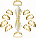 40 Pcs Stainless Steel Napkin Rings Metal Napkin Ring Holders Fall Thanksgiving by CHENGU