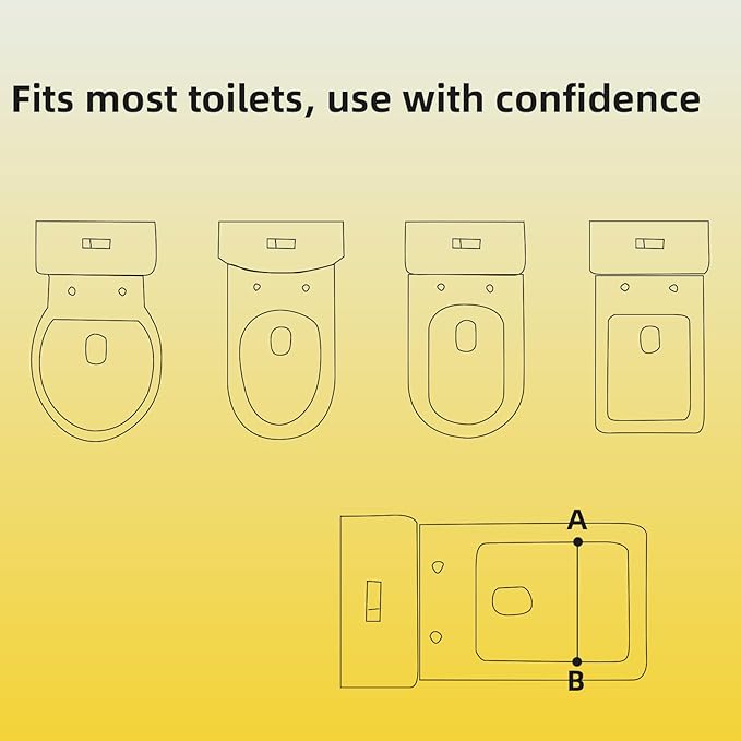 3 in 1 Toddler Potty Training Toilet Seat with Steps Ladder, Foldable Potty Train Chair Adapter for Toddlers Kids Boys Girls, Yellow