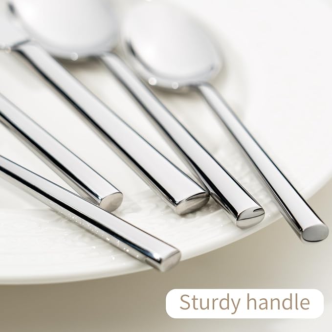 Alata Potter 40-Piece Forged Silverware Set Stainless Steel Flatware Set - Image 3