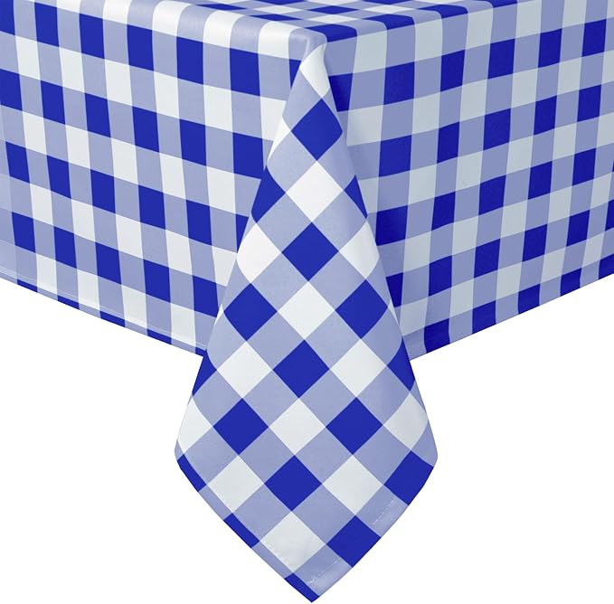 Checkered Tablecloth Rectangle, 30 x 60 Inch by Hiasan