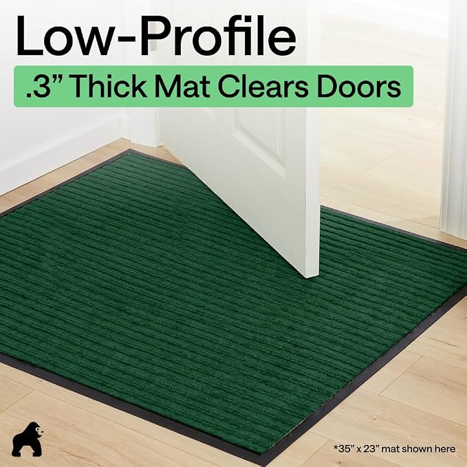 GORILLA GRIP Waterproof Traffic Guard Door Mat, Heavy Duty Entryway Mats - Image 9