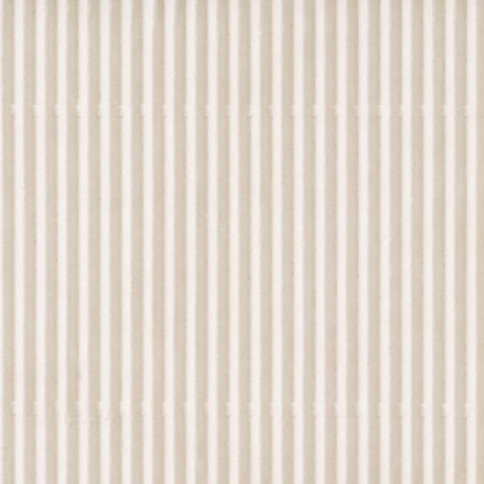 LA JOLIE MUSE Storage Basket Set of 3 with Leather Lids Fluted Cardboard - Light Grey