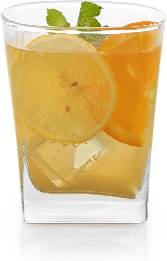 Libbey City Tumbler and Rocks Glass Set, Elegant Drinkware Glasses Set - Image 4