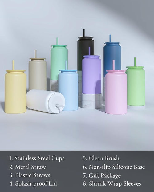 10 Pack 16 oz Tumbler, Insulated Tumbler - Image 2