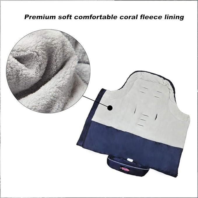 Anti-Kick Winter Waterproof Extendable Baby Bunting Bag Adaptable for Most Strollers Travel Gear Toddler Universal Stroller Footmuff 6-36Months Baby