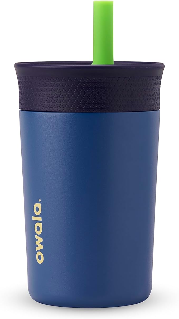 Owala Tumbler Kids Stainless Steel Water Bottle 12 oz Home Base | Insulated | by Unknown