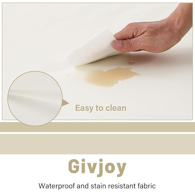 Baby Play Mat 48"x48" – Thick, Non-Slip Foam Mat for Babies and Toddlers. Foldable, Scrubbable, Odorless, and Soft, Ideal for Playpens, Crawling, and Indoor Playtime-Beige