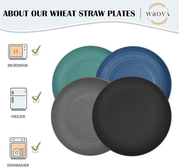 Wheat Straw Plates 9 Inch - Image 4