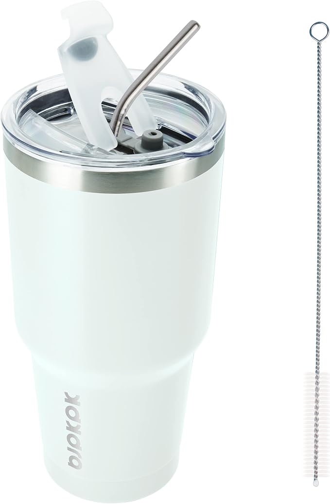 BJPKPK 30 oz Tumbler with Lid and Straw, Insulated Stainless Steel Cup | Double by BJPKPK