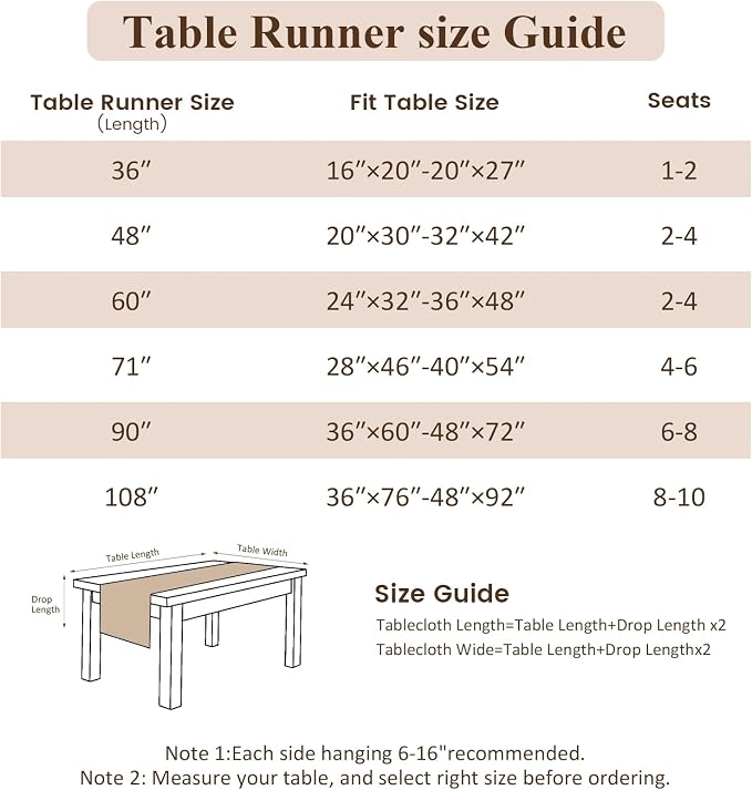 Burlap Boho Table Runner Macrame Brown 36in Farmhouse Woven Runner | Burlap - Image 5