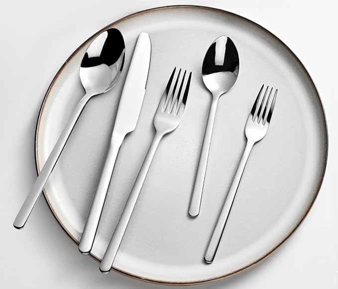 Silverware Set, 20 Piece Flatware Cutlery Set - Image 5