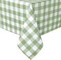 Checkered Square Tablecloth by Hiasan