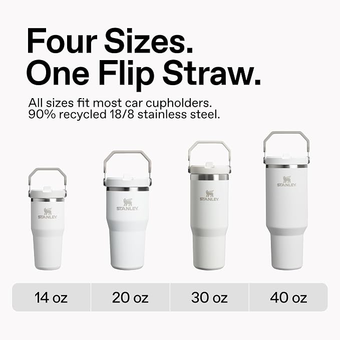 STANLEY IceFlow 2.0 Flip Straw Tumbler, 20 oz, Daffodil Emerald | Easy Carry - Image 5