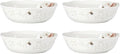Lenox Butterfly Meadow Porcelain 4-Piece Soup Bowl Set by Lenox