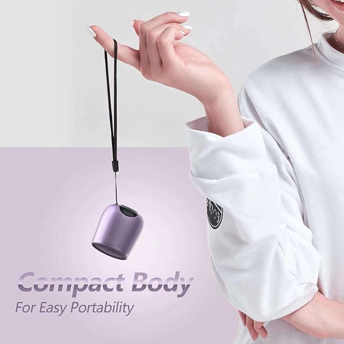 INSMY C17-MAX, Waterproof Small Bluetooth Speaker, Rich Audio, Pairing, Portable, Handheld, Purple