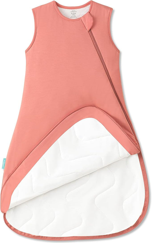 Supersoft Sleep Sack 1.0 TOG, Premium Bamboo Viscose Baby Sleeping Bag 2-Way Zipper Sleep Sack Baby Wearable Blanket