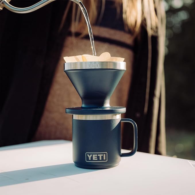 YETI Rambler 10 oz Ceramic Lined Stackable Mug, Vacuum Insulated, Stainless - Image 8