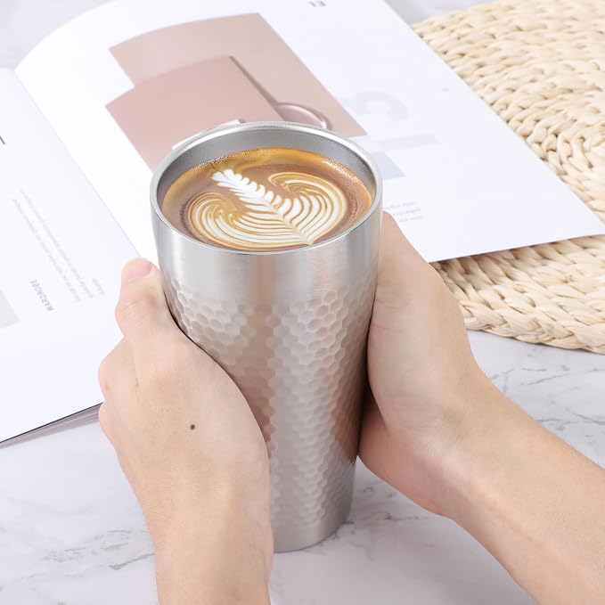 Beasea Stainless Steel Cups 19 oz, 8 Pack Large 18.6oz 550ml Stainless Steel - Image 7