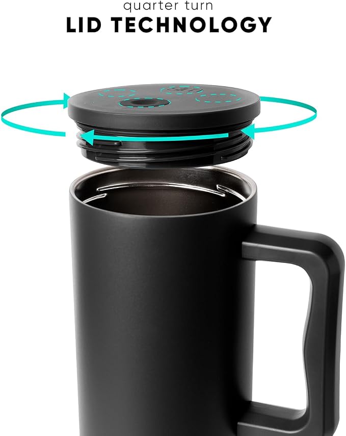 Simple Modern Tumbler with Handle and Straw | 40oz | Striped | Trek Tumbler - Image 8