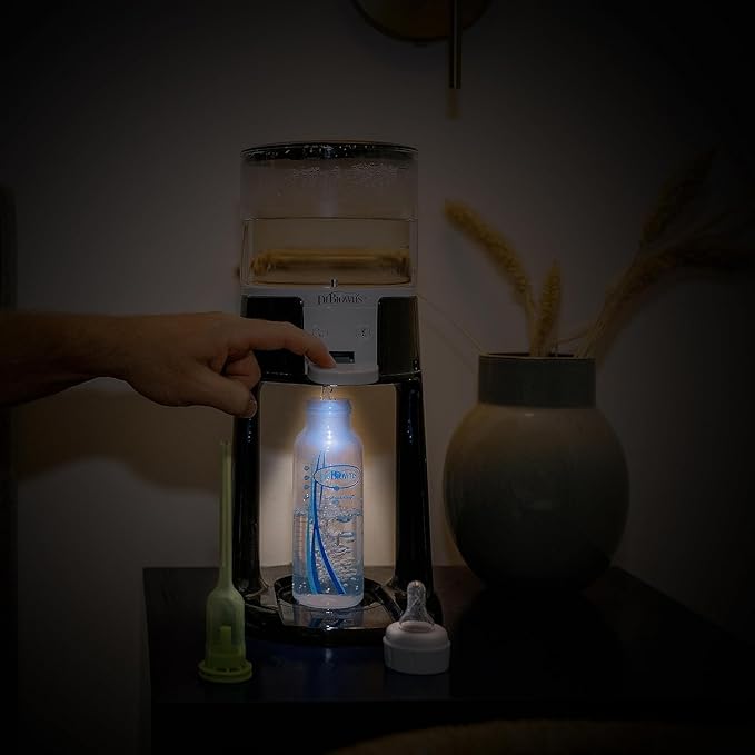 Dr. Brown's Insta-Prep Warm Water Dispenser with Baby Formula Dispenser, Gray