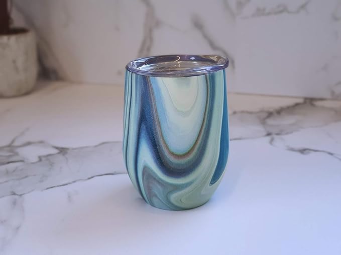 CHILLOUT LIFE 12 oz Stainless Steel Wine Tumbler - Image 4