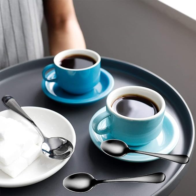 Demitasse Espresso Spoons, 5.5 Inches Stainless Steel Small Spoons - Image 3