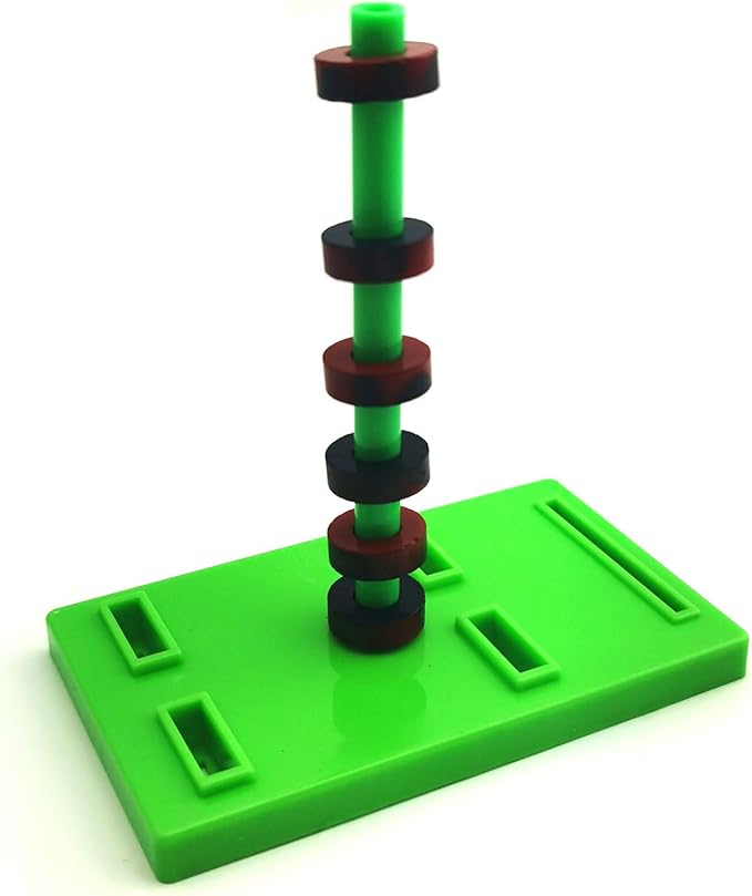 EUDAX Labs Junior Science Magnet Set for Education Science Experiment Tools Icluding Bar/Ring/Horseshoe/Compass Magnets