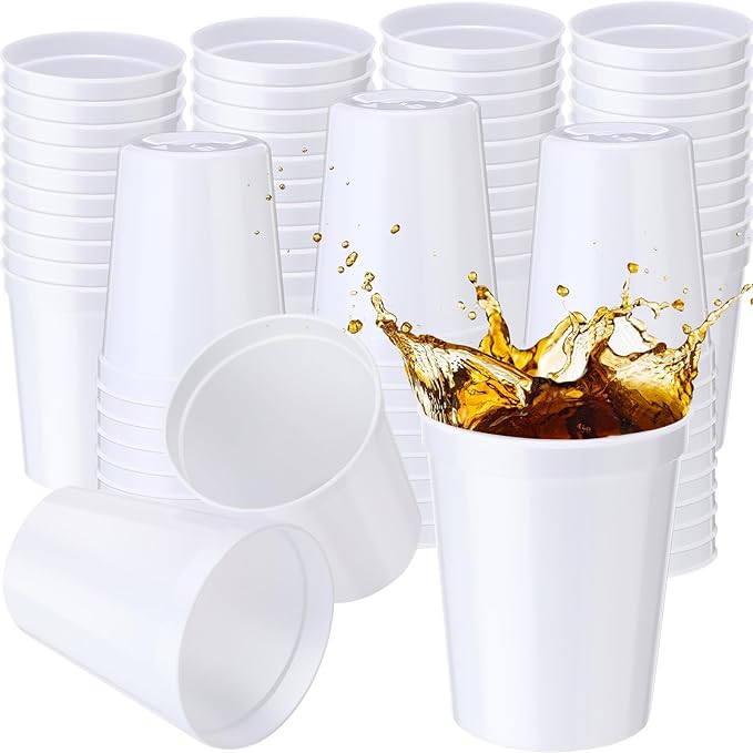 Yungyan 750 Pack 16 oz Stadium Cups Reusable Plastic Cups Blank Drink Stadium by Yungyan