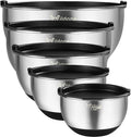 Wildone Mixing Bowls with Lids Set, Stainless Steel Mixing Bowls Set of 5 | by Wildone