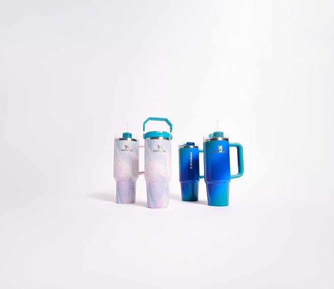 STANLEY IceFlow 2.0 Flip Straw Tumbler, 30 oz, Sea Glass Aura | Easy Carry - Image 4
