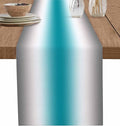 Turquoise Gray Ombre Table Runners 70 Inches Long, Farmhouse Teal Gradient by Unknown