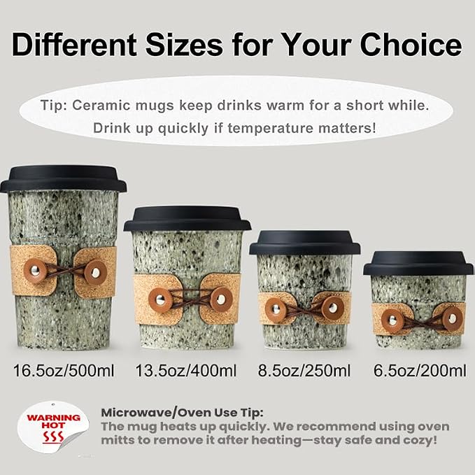 Travel Coffee Mug, Reusable Coffee Cup - Image 8