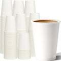METAPRINT Disposable Paper Cups 12 oz, 12 oz Paper Coffee Cups, Thickened Design by METAPRINT