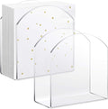Patelai 2 Pack Crystal Acrylic Clear Napkin Holder by Patelai