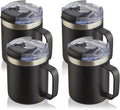 12oz Insulated Travel Coffee Mug by ALOUFEA