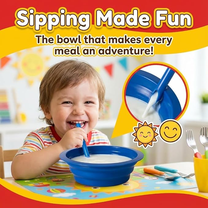 20 Oz Cereal Bowls with Built-In Straws - Image 5