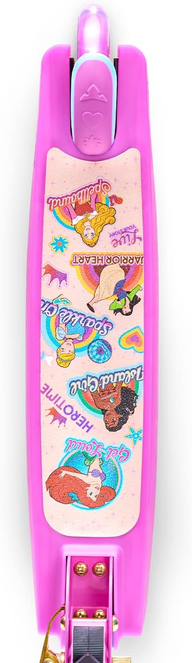 Jetson Character Kids Kick Scooter, LED Lights on Stem & Light-Up Wheels, Lightweight Frame, Height-Adjustable Handlebar, Lean-to-Steer System, Easy-Fold Mechanism