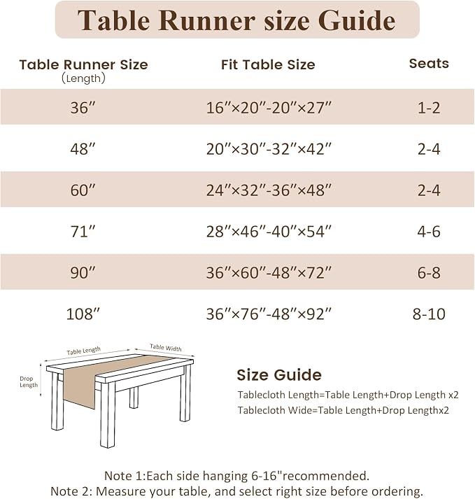 Burlap Boho Table Runner Macrame Brown 48in Farmhouse Woven Runner | Burlap - Image 5