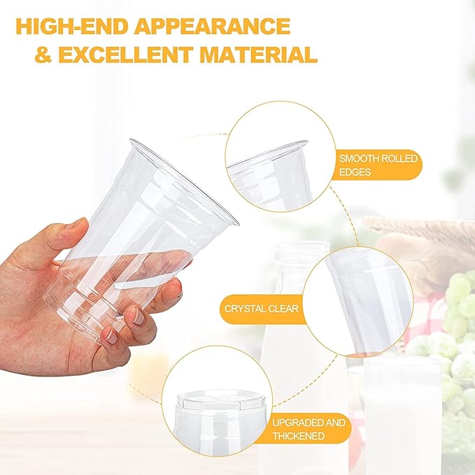 TashiBox plastic cups, smoothie cup - Image 2