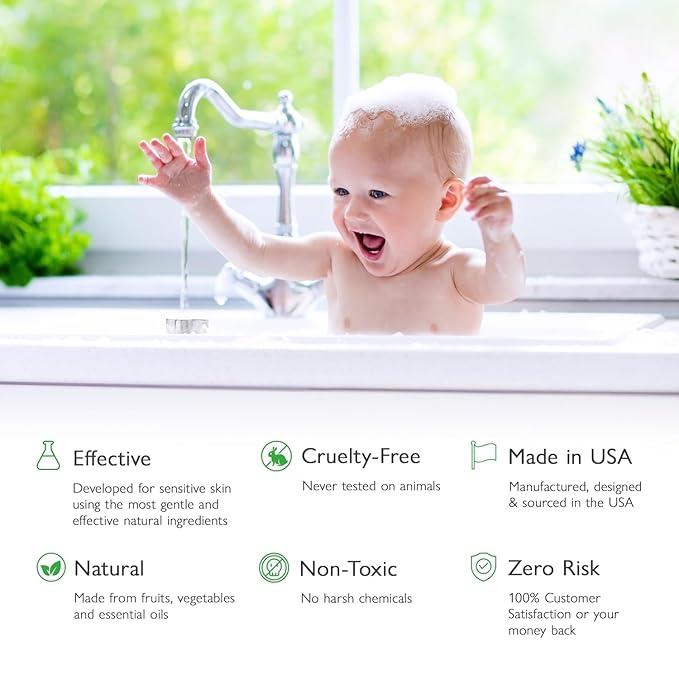 SoCal Suds & Company 2oz Organic Foaming Baby Wash & Shampoo - Fragrance Free