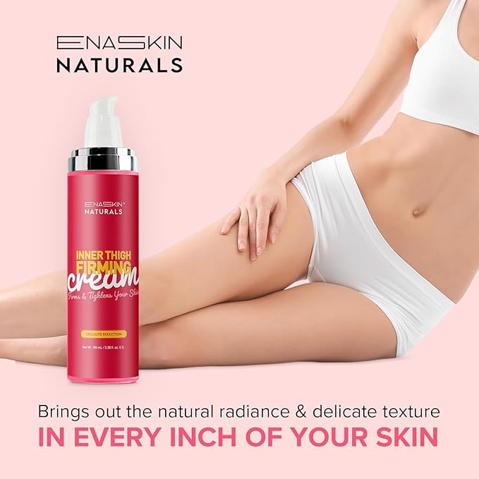 Enaskin Naturals Cellulite Remover for Legs & Anti Cellulite Cream - Skin Firming and Tightening Lotion for Inner Thigh ,Booty, Stomach & Belly, Body Firming Cream for Loose Skin, 100 ML