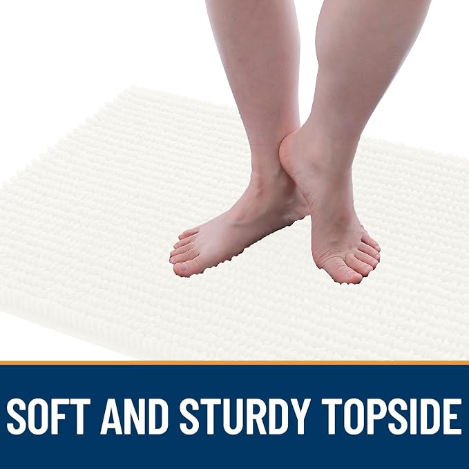 OLANLY Dog Door Mat for Muddy Paws 40x32, Ultra Absorbent Chenille Mud Doormat - Image 3