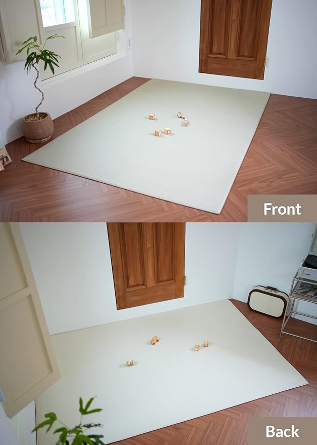 Baby Care Play Mat (Large, Hygge - Aztec & Arbor) 82'' x 55'' Original One-Piece Reversible Rollable Waterproof Baby Mat for Floor, Play Mat for Babies 6-12 Months, Infants, Toddlers, and Kids