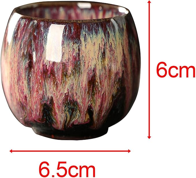 Amagogo Tea Cups, Pottery Chinese Tea Cup, Japanese Tea Cups, Asian Porcelian - Image 3