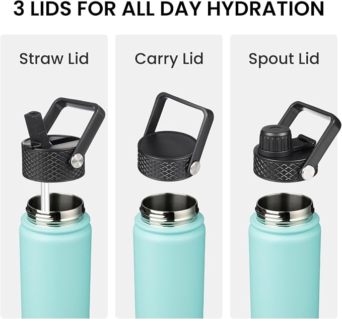Konokyo 40 oz Insulated Stainless Steel Water Bottle - Image 4